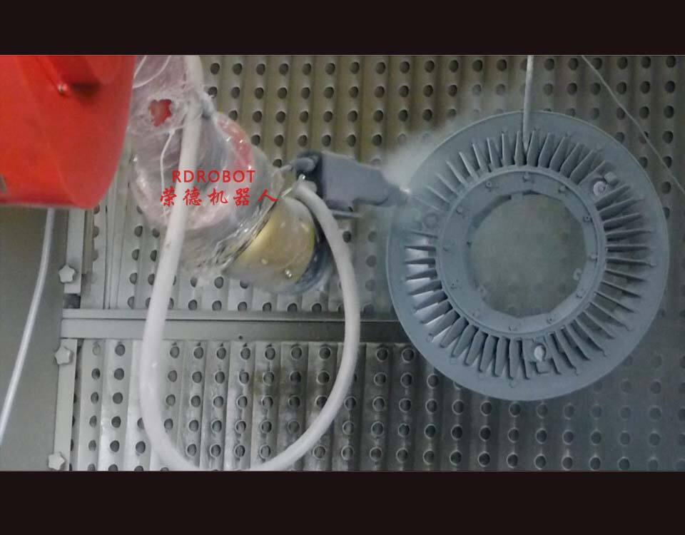 環(huán)形工件靜電噴粉機器人